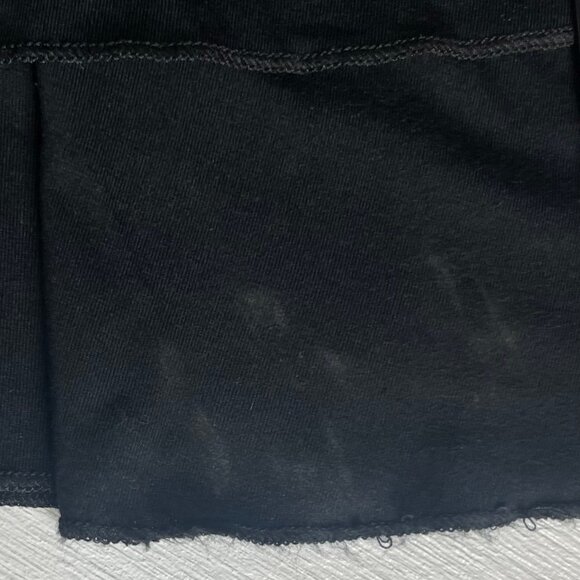 Merokeety Womens Strapless Mini Dress Layered Black Size Small - Picture 10 of 11